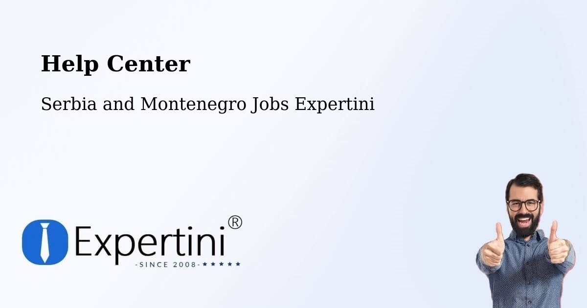 Help Center – Wainwright - Serbia and Montenegro Jobs Expertini