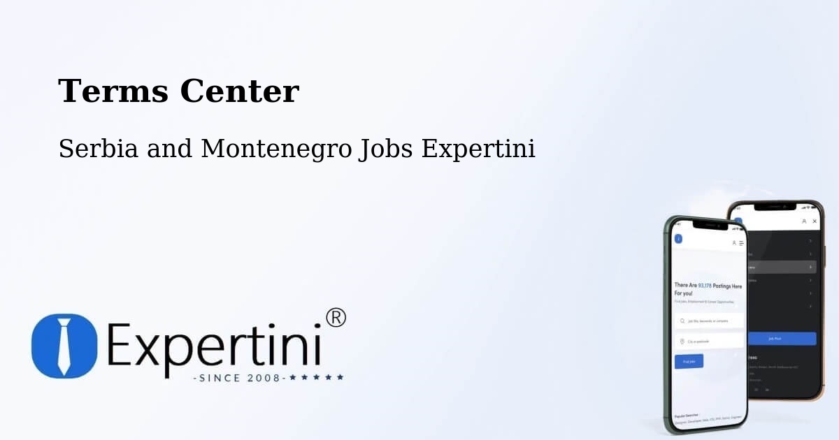 Terms of Service – Wainwright - Serbia and Montenegro Jobs Expertini